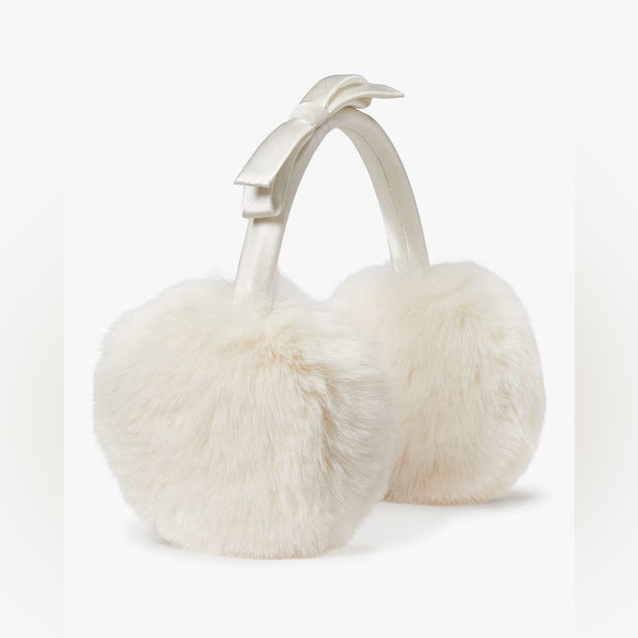Kate Spade New York Shoelace Bow Ear Muffs BNWT - Picture 2 of 6